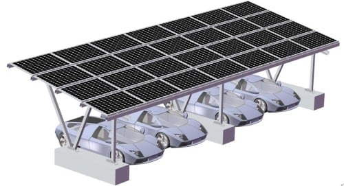 All-aluminum Carport Mounting System - A2